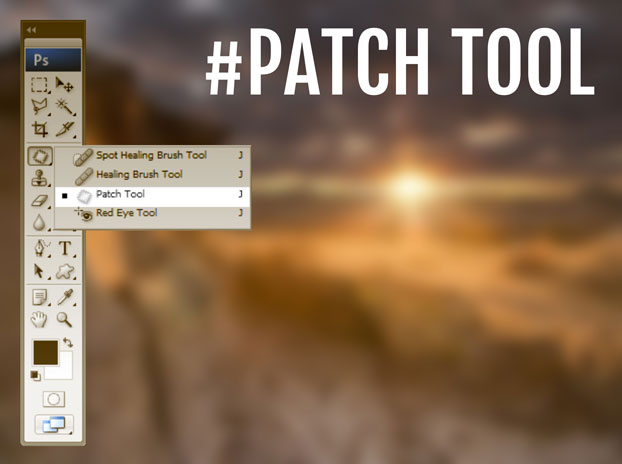 Patch tool photoshop